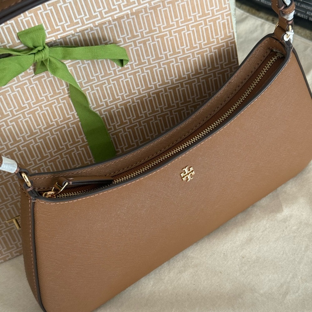 Unique NWT Tory Burch Women’s Emerson Shoulder Bag (Moose) - Picture 5 of 6